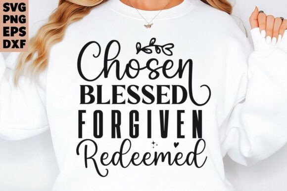 Bible Saying SVG: Christian Forgiven SVG for T-Shirt Designs