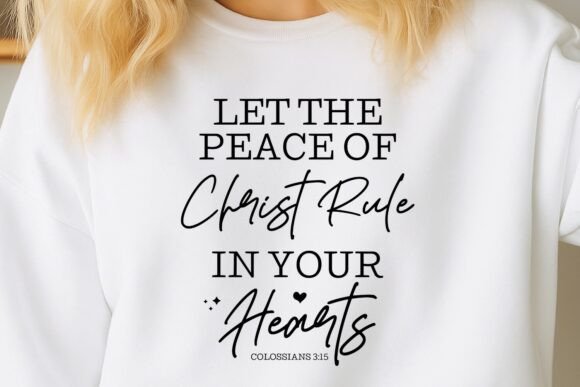 Bible Verse SVG: Christian Faith Quote for T-Shirt Designs