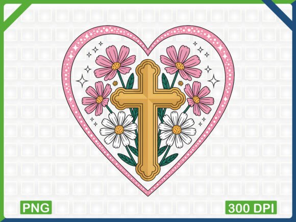 Christian Heart Valentine’s PNG T-Shirt