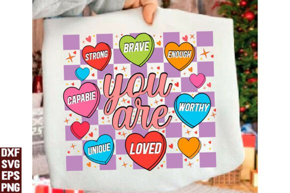 Christian Self Love Valentine's Day PNG for T-Shirt Designs