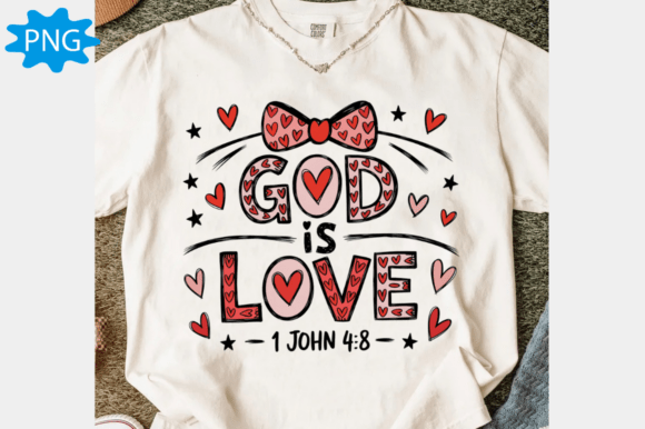 Christian Valentines PNG, God is Good PNG