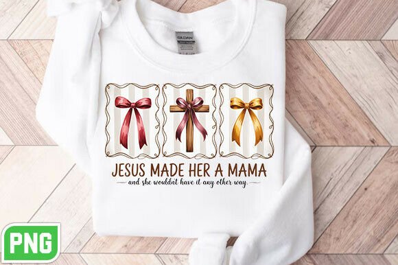Coquette Christian Mama Fall PNG