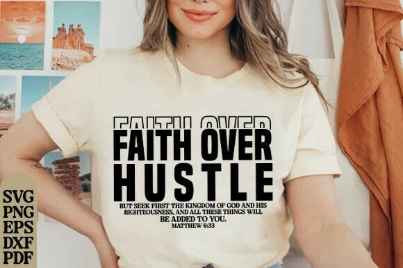 Faith over Fear, Christian Shirt T-Shirt Designs