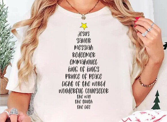 Jesus Christmas Tree SVG, Christian Svg