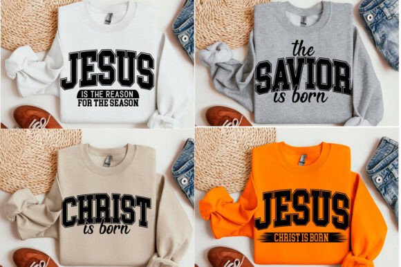 Jesus is Born Bundle PNG, Christian SVG