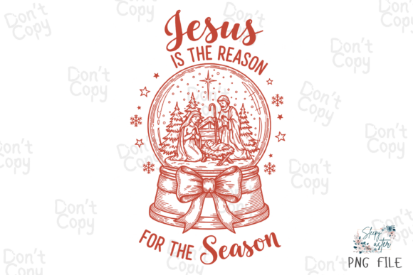 Jesus is the Reason, Retro Christian PNG
