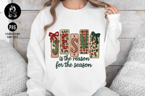 Jesus Reason for Season PNG Art for T-Shirt Designs
