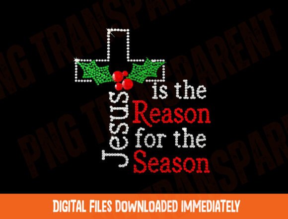 Jesus Reason for the Season PNG: T-Shirt Designs