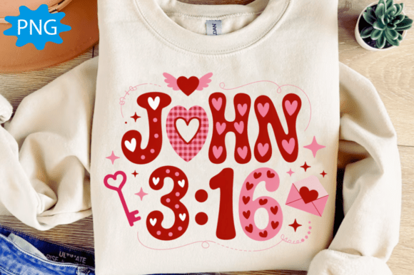 John 3 16 PNG, T-Shirt Designs