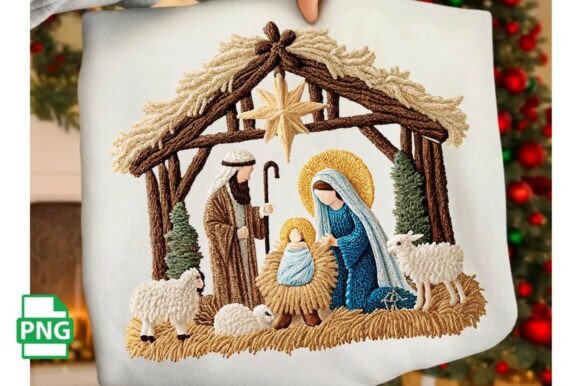 Latch Hook Yarn Crochet Jesus Christmas