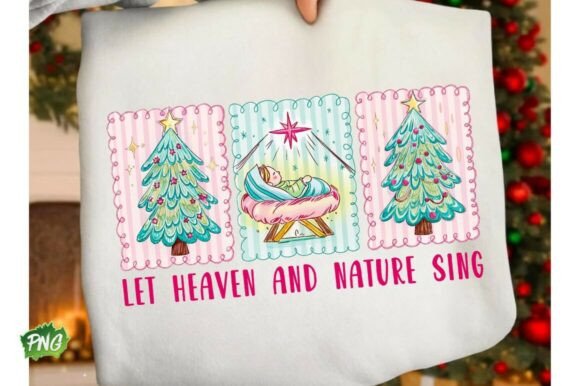 Let Heaven and Nature Sing PNG, Christian T-Shirt Designs