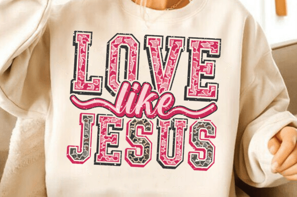 Love Like Jesus Camo Svg, T-Shirt Designs