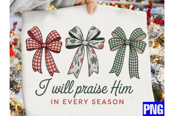 Preppy Yarn Praise Him PNG: T-Shirt Designs