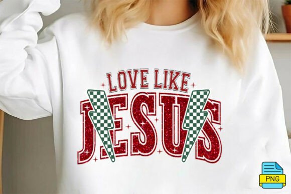 Valentine Love Like Jesus T-shirt Design